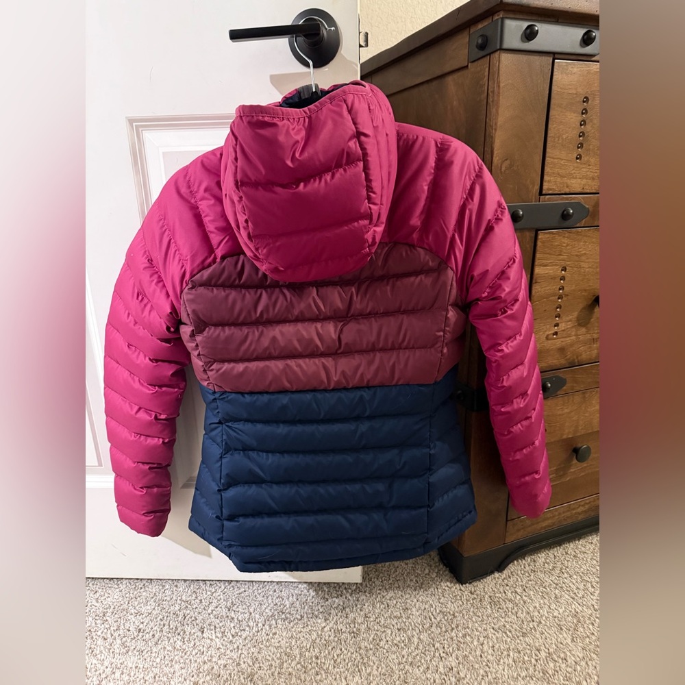 LLBean Women’s Bean’s Down Jacket Colorblock XS - Picture 2 of 7